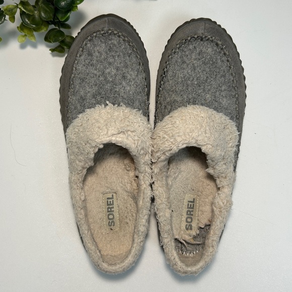 Sorel Out 'N About Slide Gray House Slipper - Women's Size 9 - Picture 7 of 12
